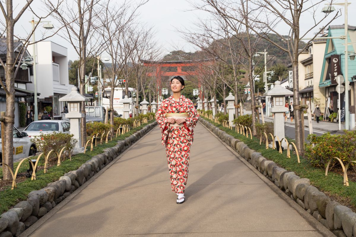 雨が降ってもぬかるみにくいように、一段高く作られています