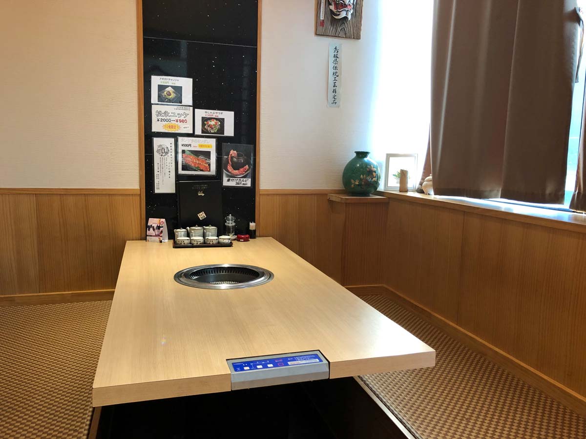 全席個室の店内