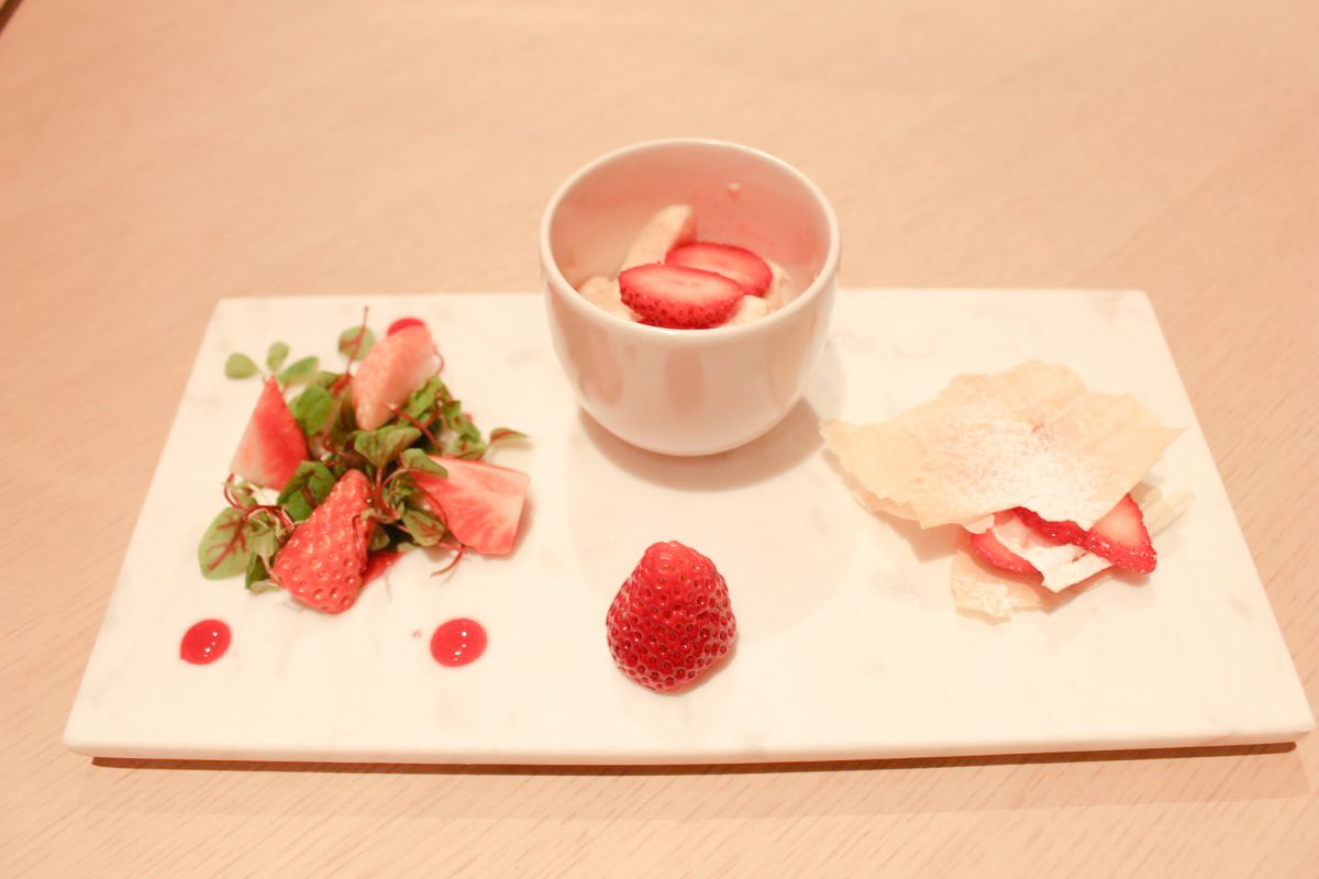 2皿目「いちごのデギュスタシオン」