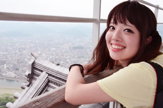 岐阜城天守からの眺望