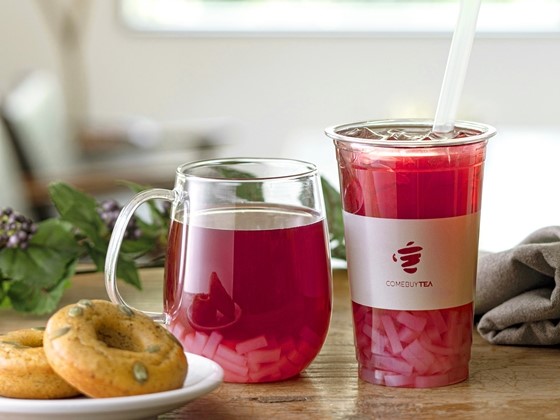 甘酸っぱさがクセになる!?春らしいピンクのマテティーでリフレッシュ！