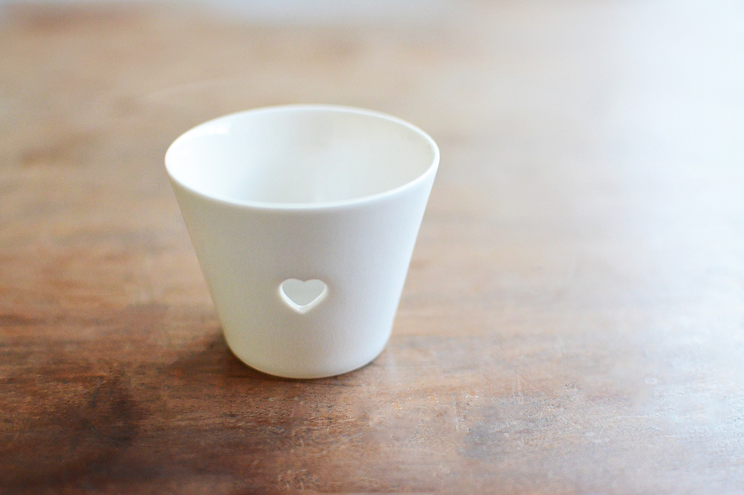 ハート射抜猪口(ハートいぬきちょこ)1500円