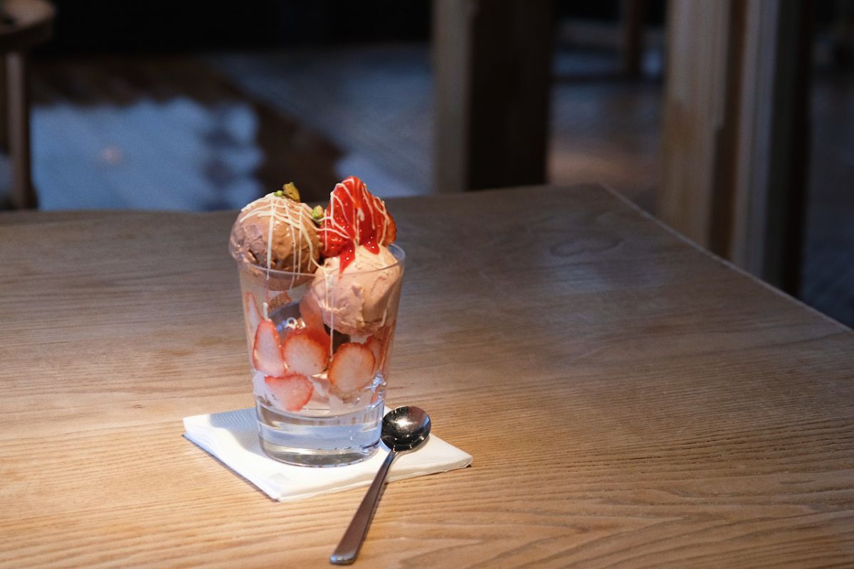 春のパフェ 920円（イチゴの時期が終わり次第終了）