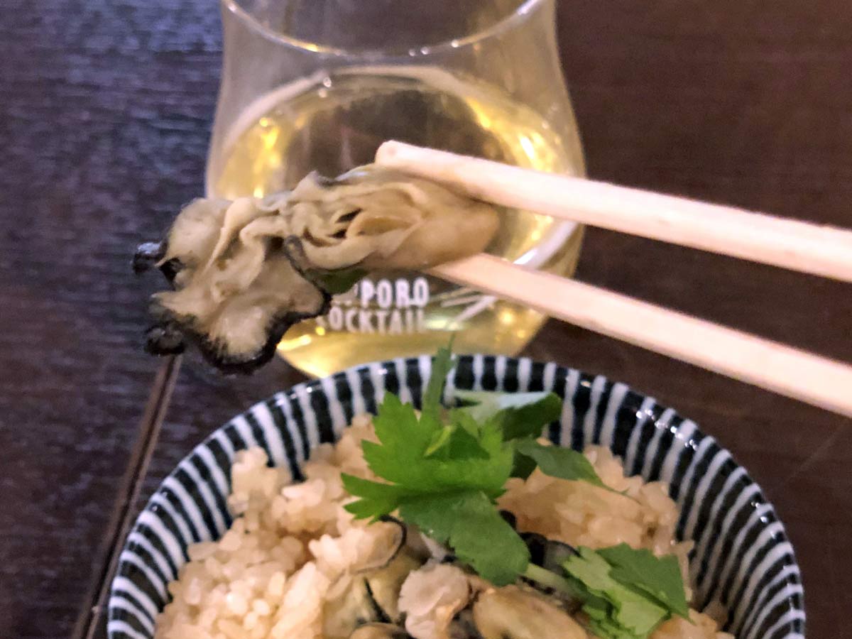 牡蠣と白ワイン