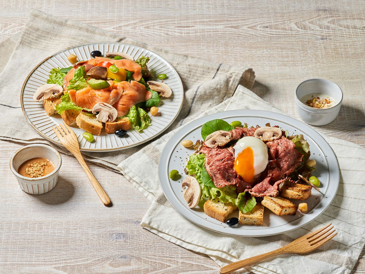 オープンサンド750円〜