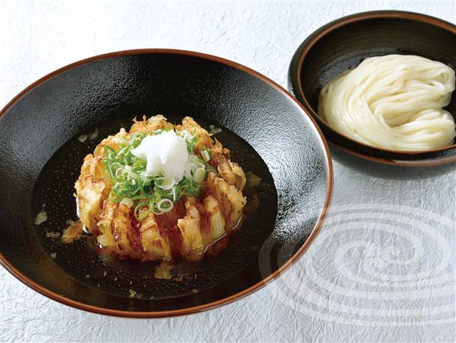 玉ねぎつけ麺