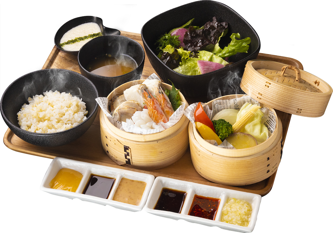 海鮮&野菜蒸し 1500円