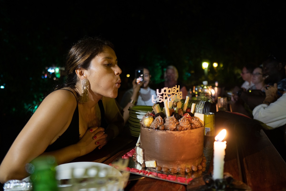 当日誕生日を迎えたチリ人の友人