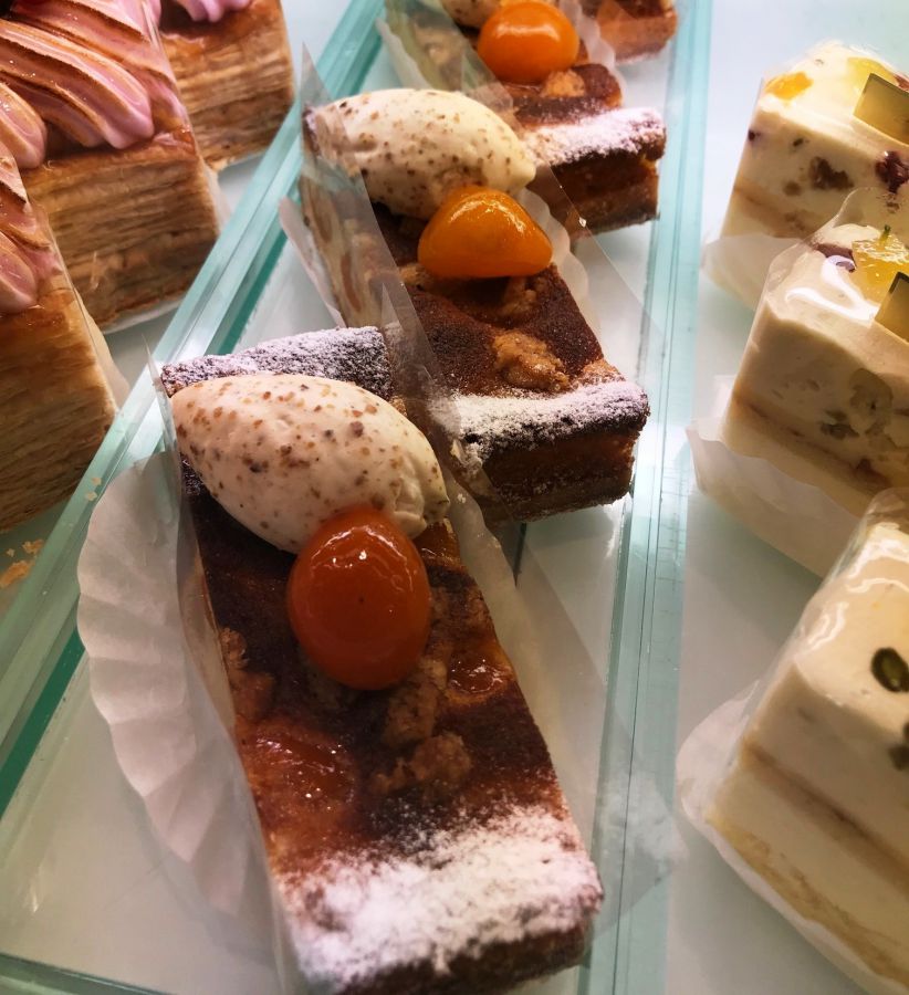 金柑のタルト プラリネクリーム添え　432円