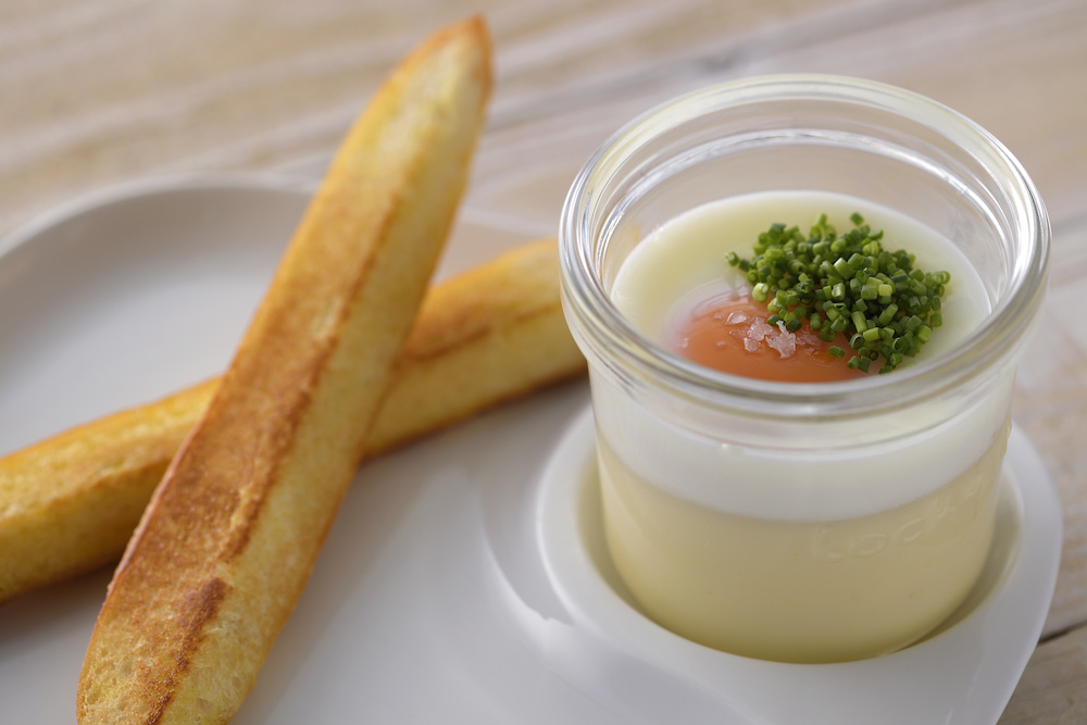 平日限定モーニング コドルドエッグ 550円