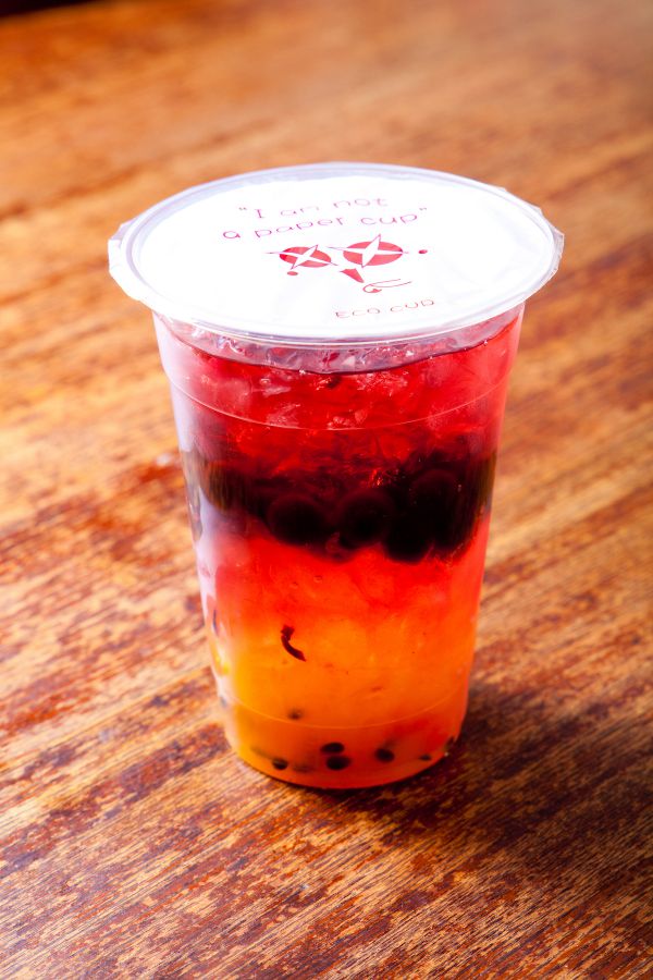 珍珠百香果茶  600円