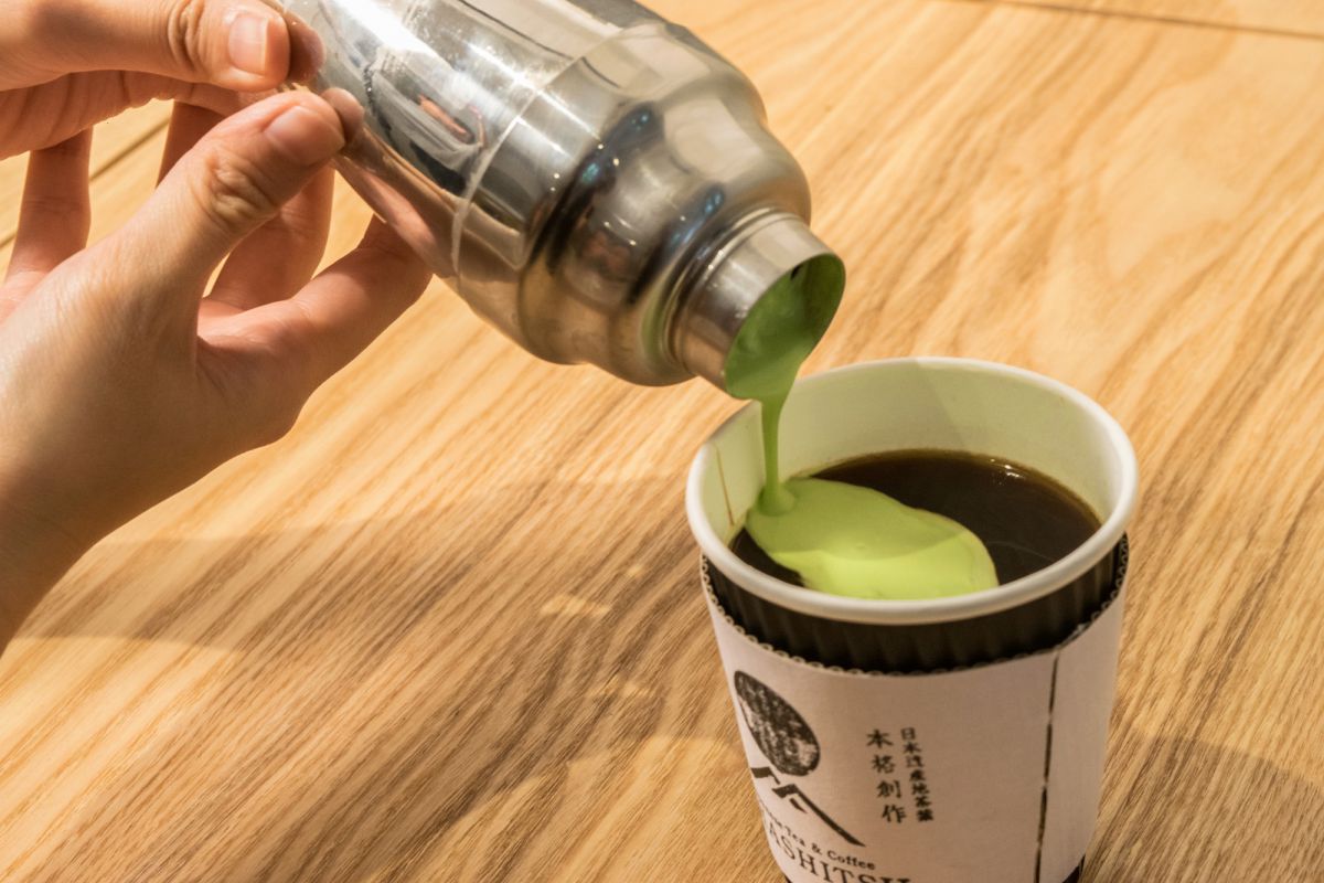 抹茶ヴィエナコーヒー(H)　470円