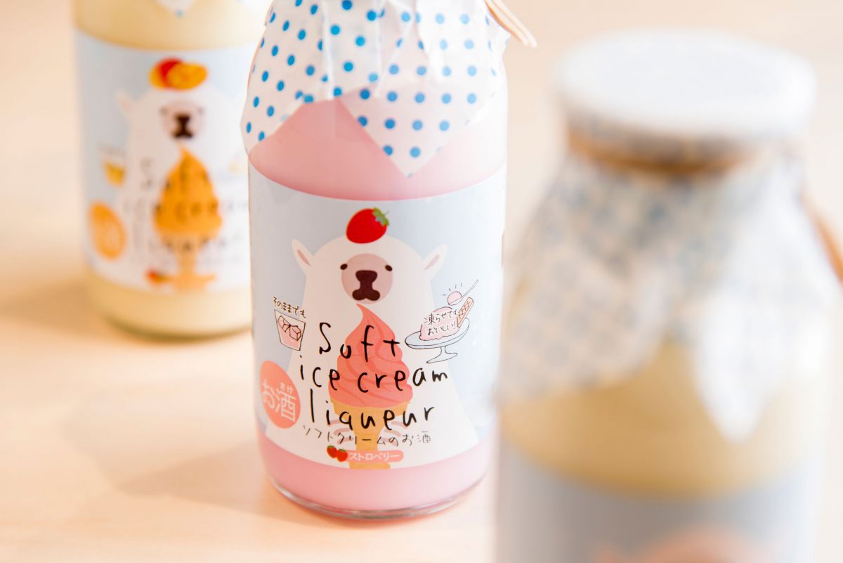 ソフトクリームのお酒 315円