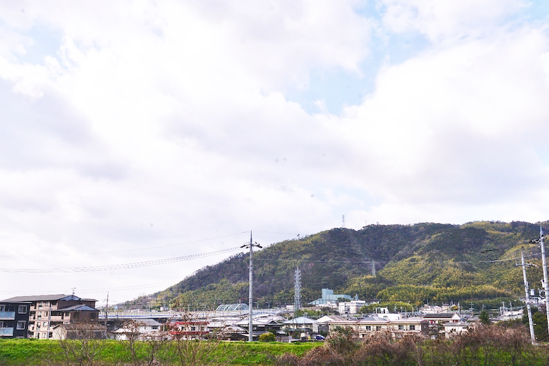 山崎古戦場跡から見た天王山