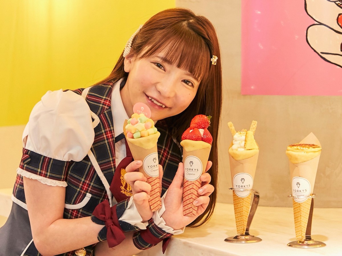 関東初出店！もっちもちの生地を使ったキュートなクレープ【大食いアイドルもえのあずきの絶品グルメ36】