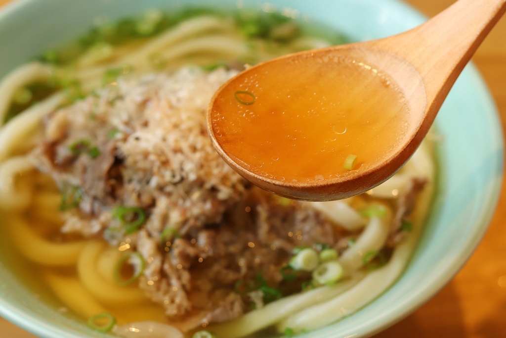 A4和牛の極上肉うどん　980円（税別）