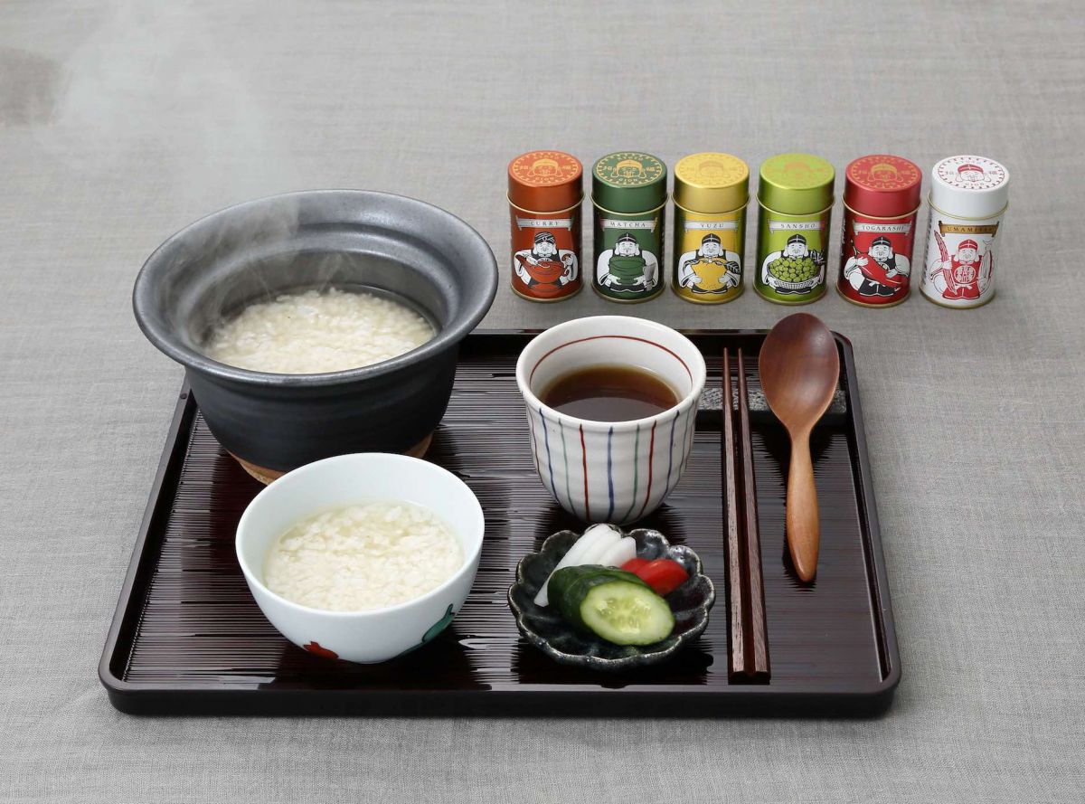 ◎うま味さん粥500円 ※イートイン営業時間　11〜15時（14時30 分L.O.）※お取り寄せ不可