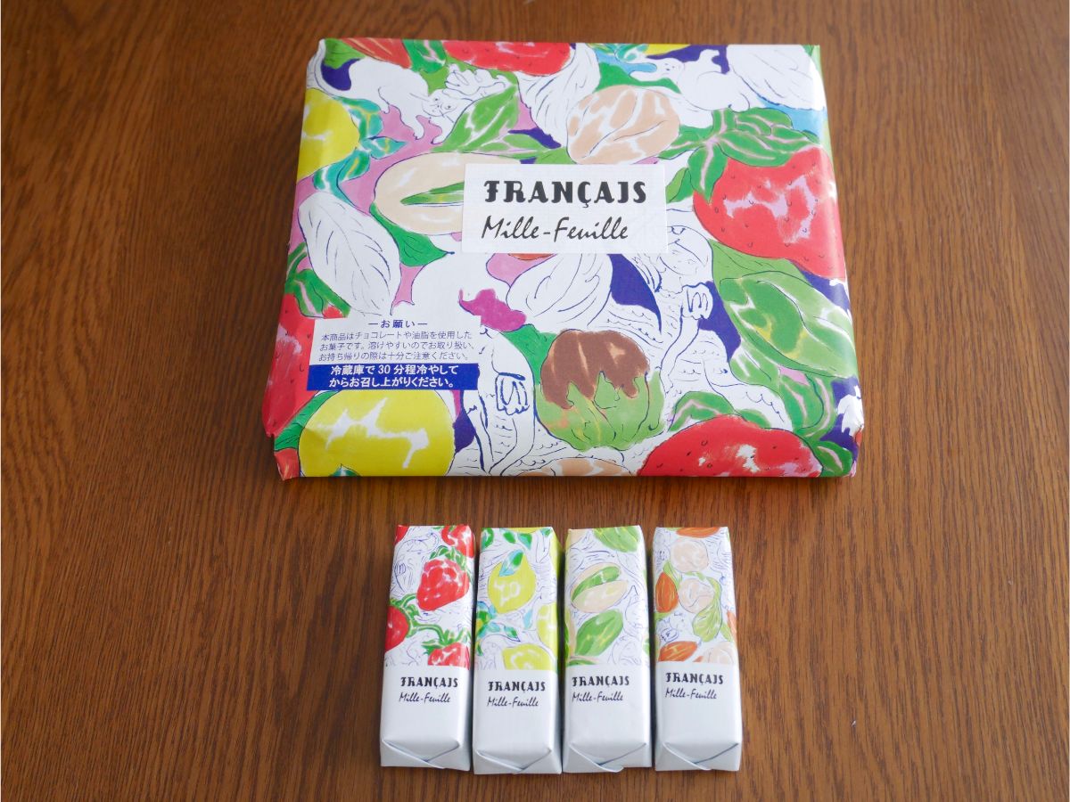 果実をたのしむミルフィユ 果実をたのしむ詰合せ 12個入 1620円（税込）