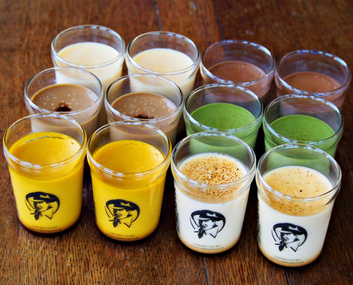 ビーカー入り手作りプリン／有限会社マーロウ