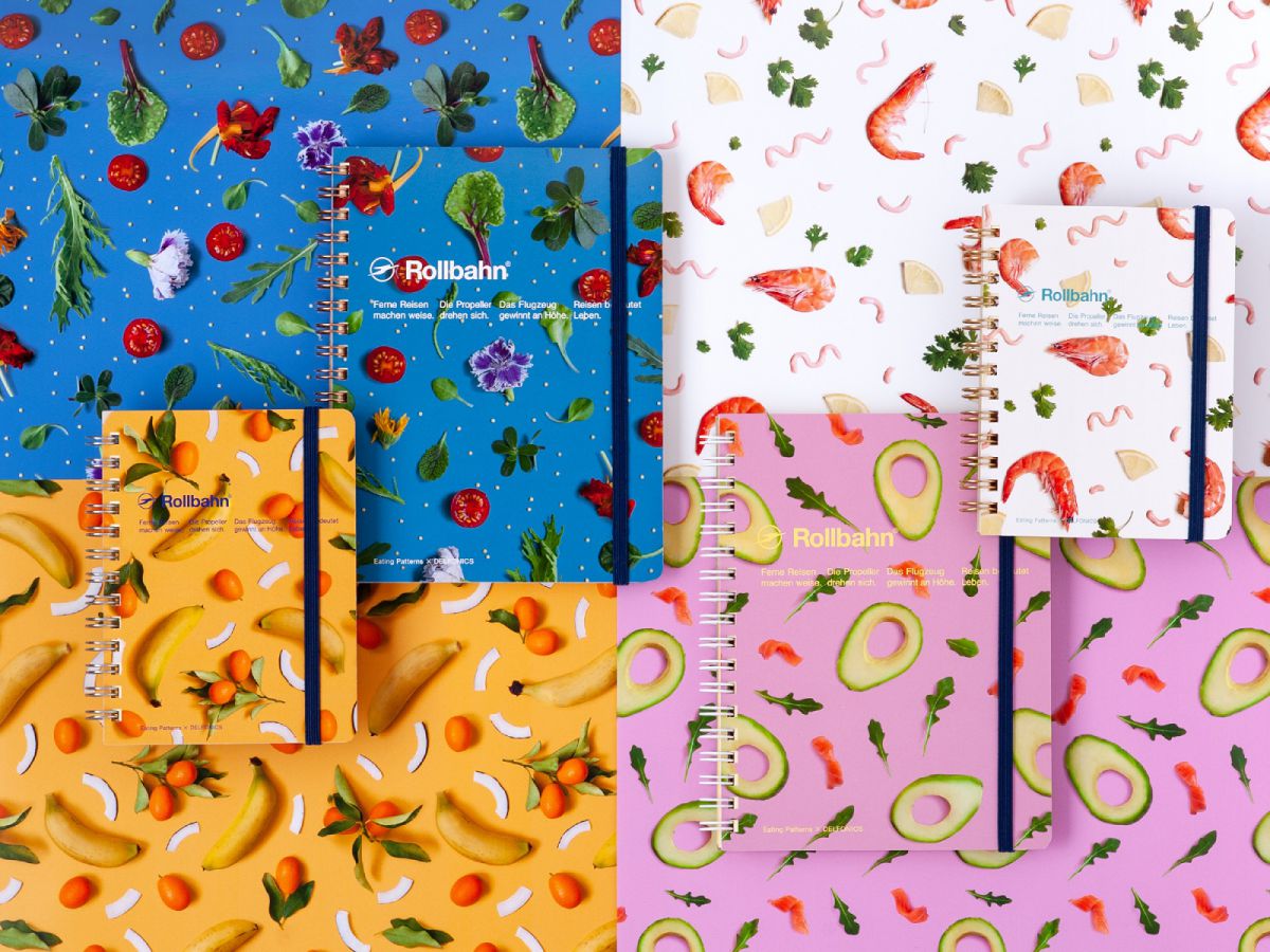 「Eating Patterns ロルバーン ポケット付メモ」Mサイズ580円・Lサイズ730円