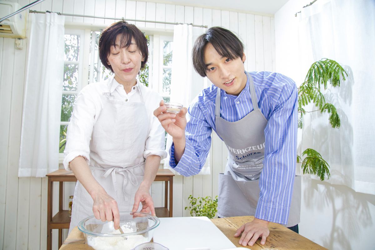 「いざ、食パン作り、スタート！」