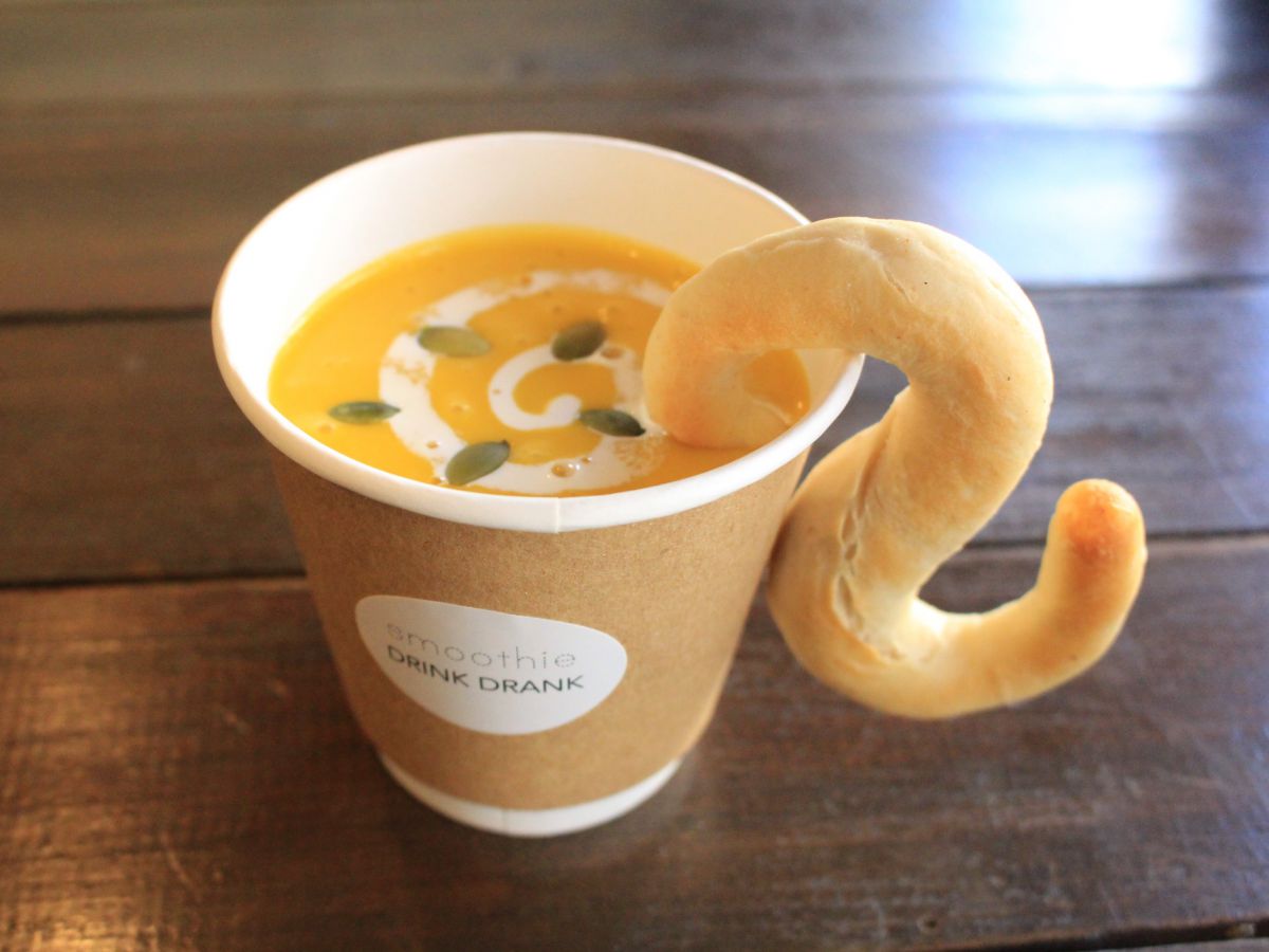 栗カボチャのホットスムージー600円