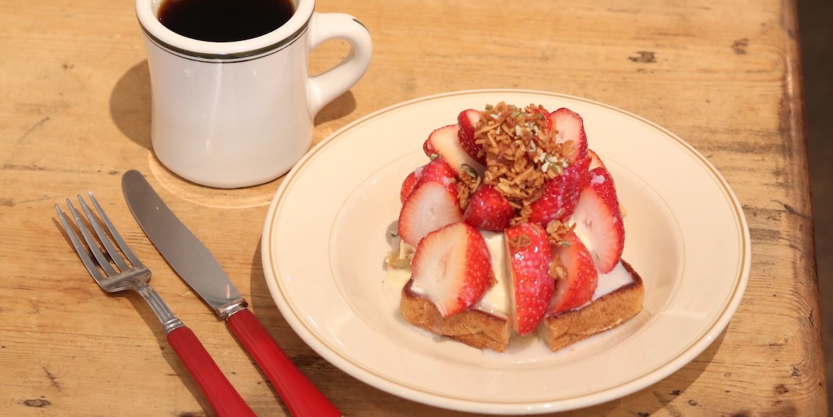 スイーツ好きをうならせる！これがトーストonフルーツの決定版