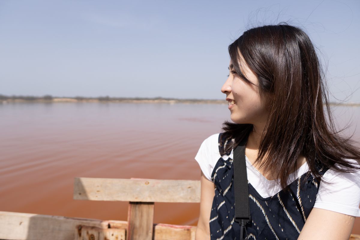 理想とは少し遠い茶色い湖