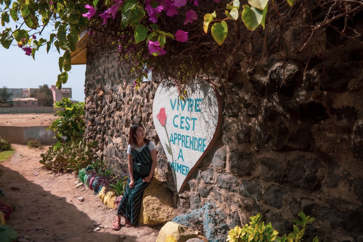 観光客が多くなくのんびりできるンゴール島