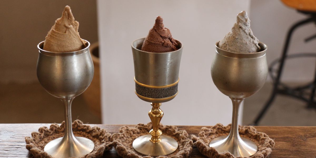 美しい盛り付けに感激！素材を味わうオリジナルジェラート