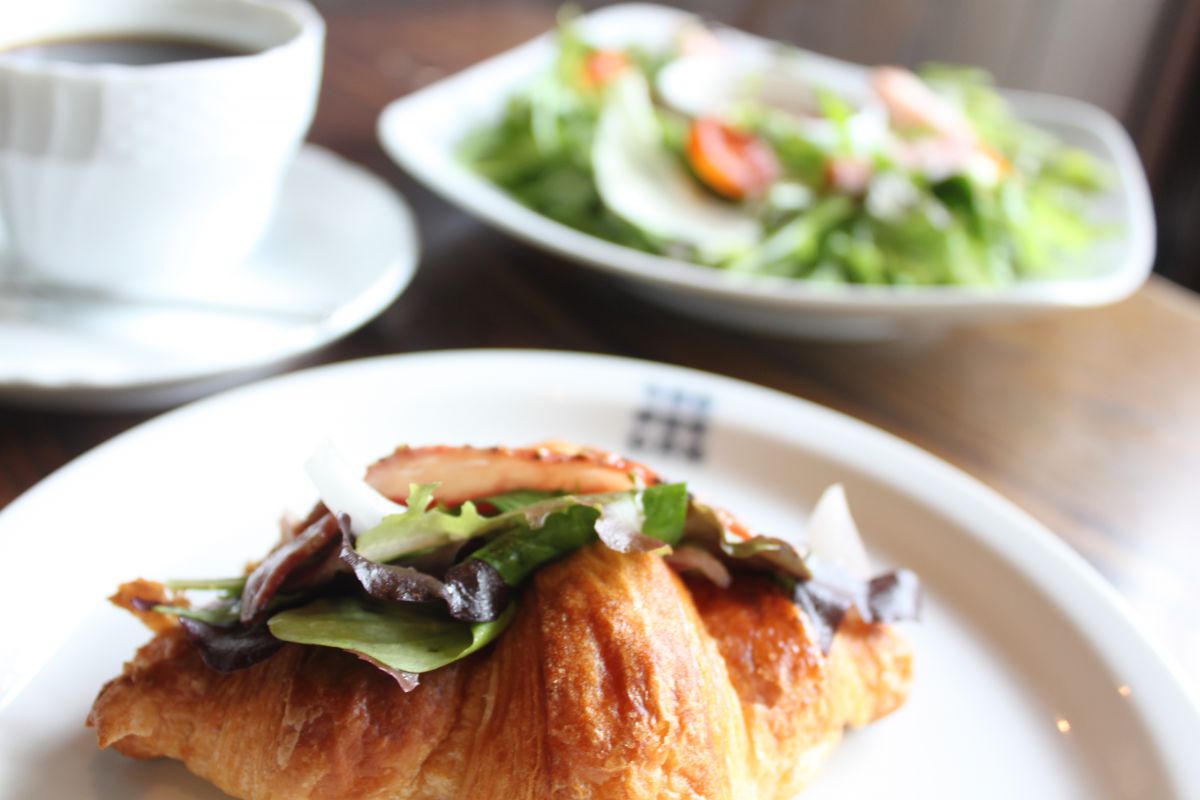 クロワッサン・サンド　649円（セットドリンク付き）