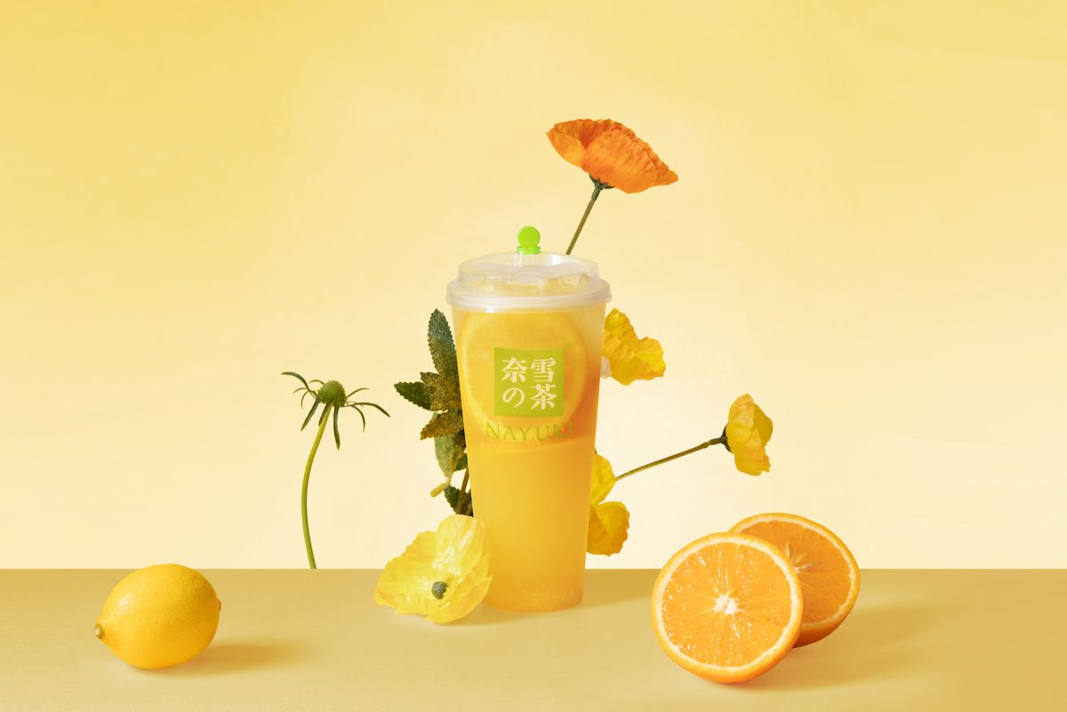 奈雪オレンジジャスミン（Cold 700円 / Hot 750円）