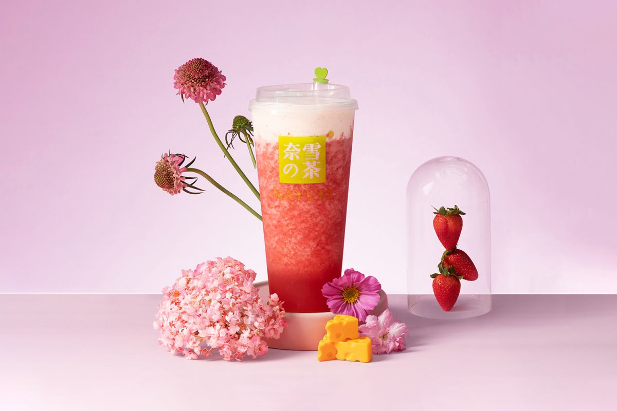 いちごチーズティー 850円 