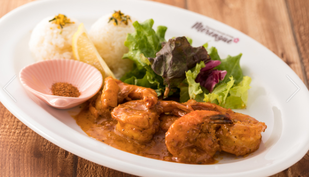 「Garlic Shrimps Plate ガーリックシュリンプ」（980円～、税別）