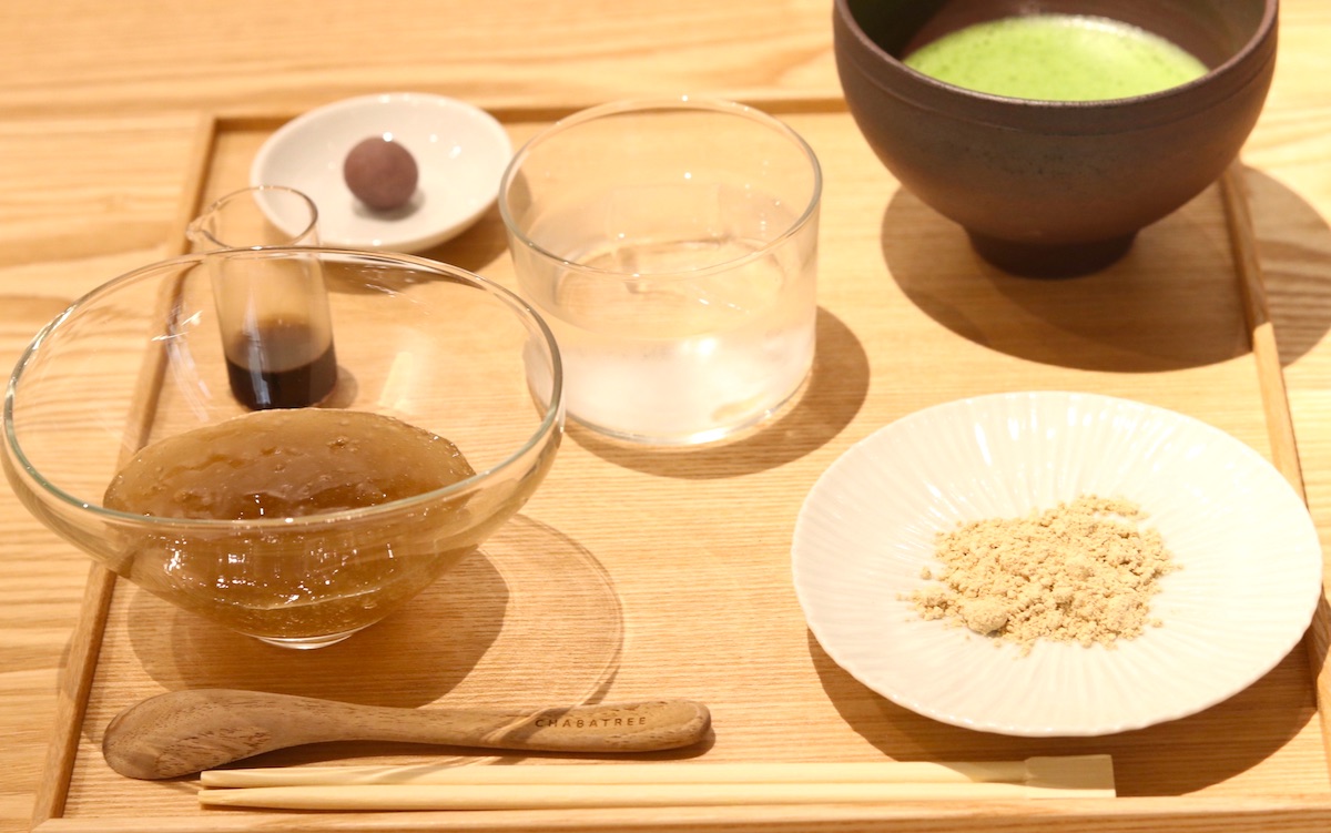 本わらび粉 至高 御抹茶セット 1850円