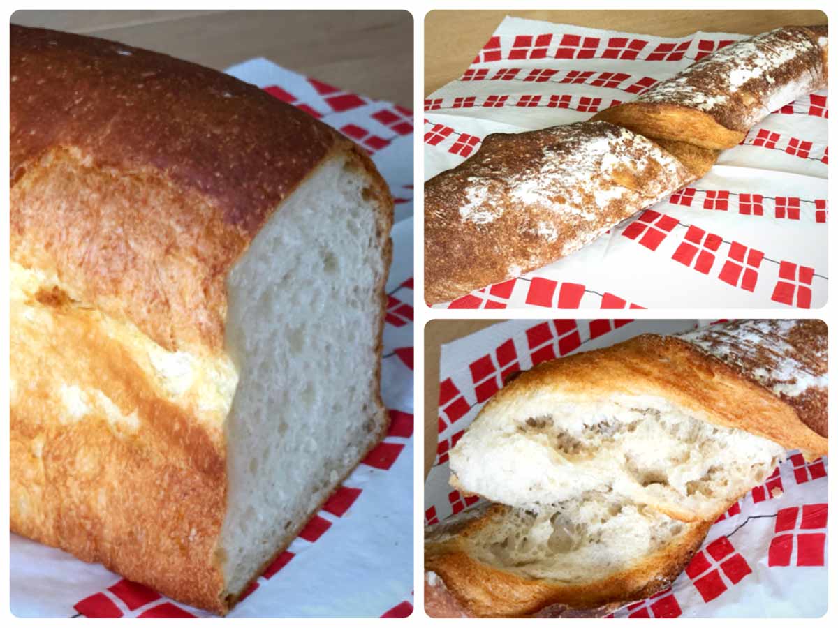 「クラマエノ食パン」（写真左）と「トルデュ」（写真右）