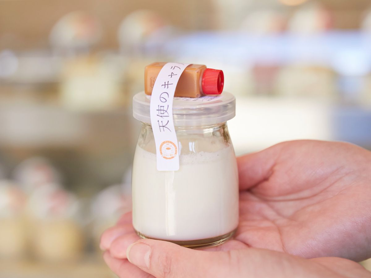 天使のキャラメルミルクぷりん  490円 