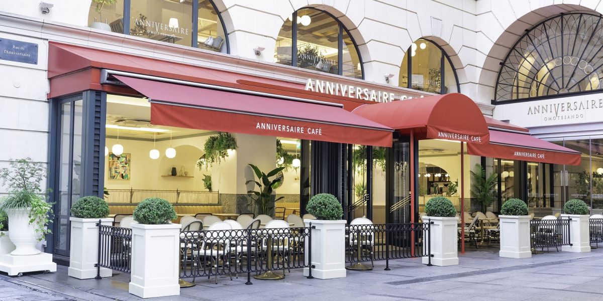 テラス席でリフレッシュ!「アニヴェルセルカフェ 表参道」がリニューアル