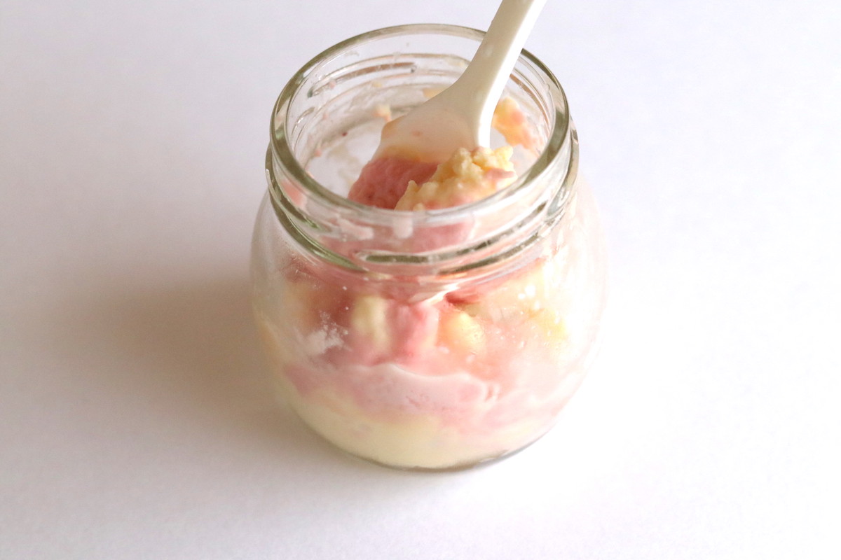 最後はすべてを混ぜ合わせて…