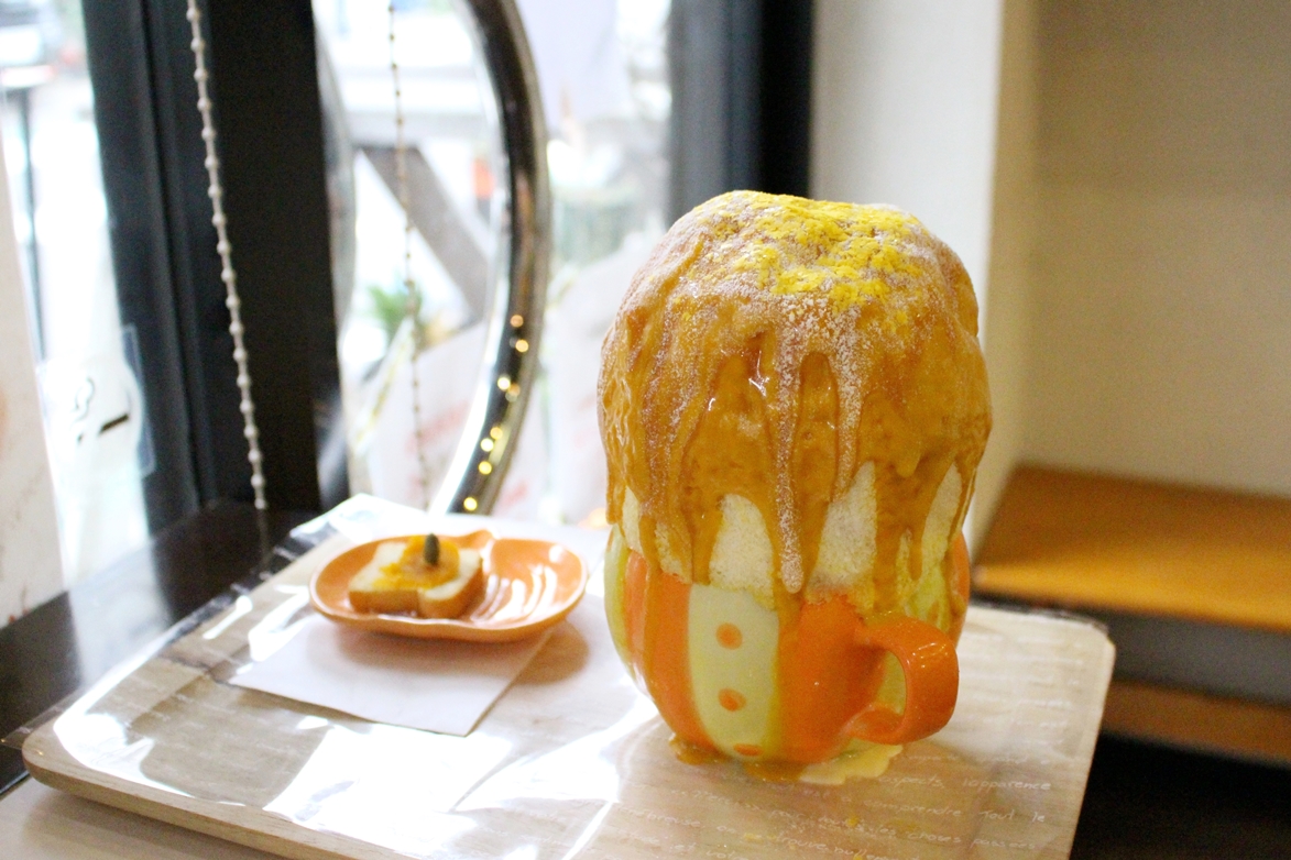 雪化粧カボチャのかき氷 800円