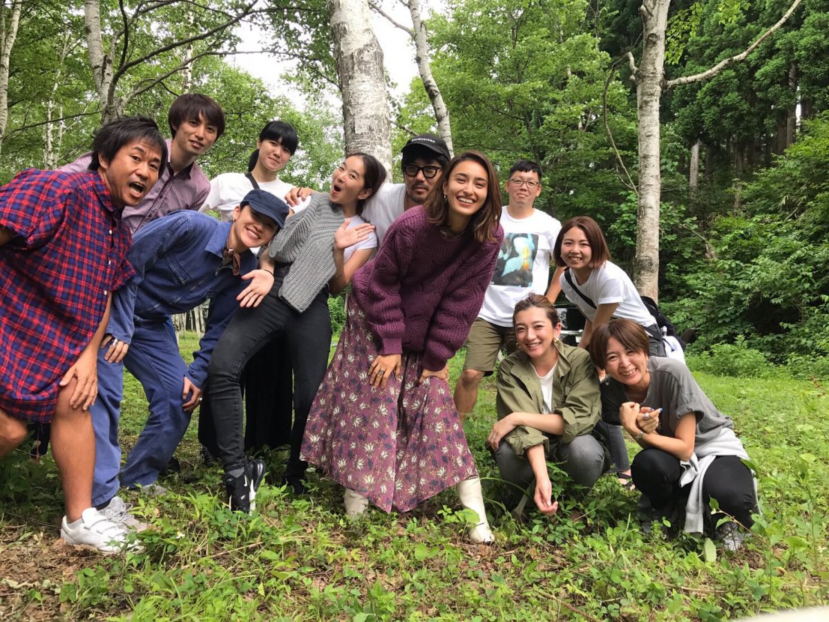 富山で行ったロケでの一コマ