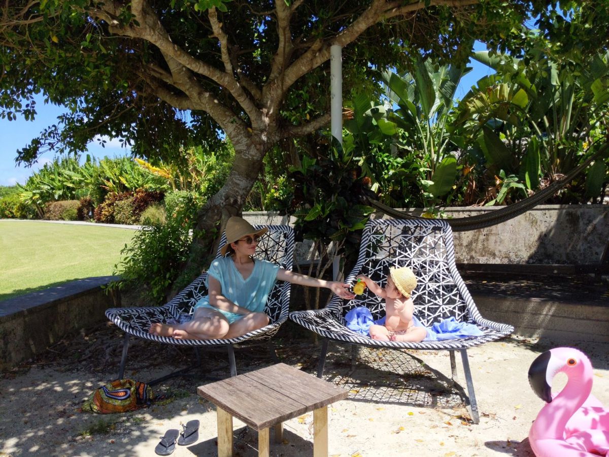 ファミリー旅は動きやすいファッションで