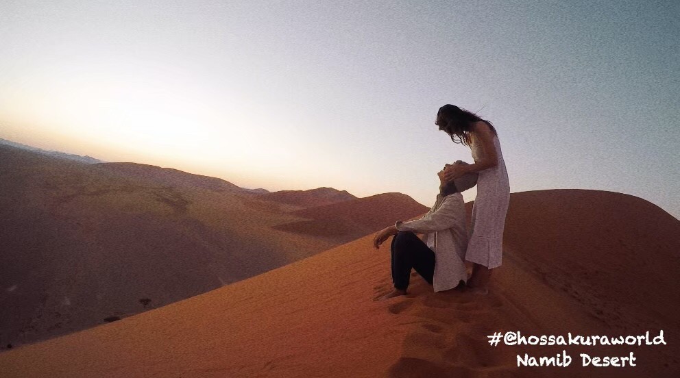 どこまでも広がるアフリカ・ナミブ砂漠に感動