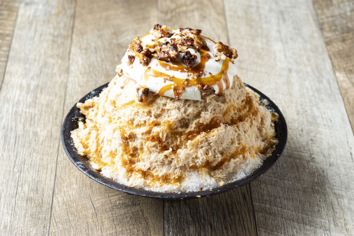 「大和ほうじ茶チャイかき氷」　1000円