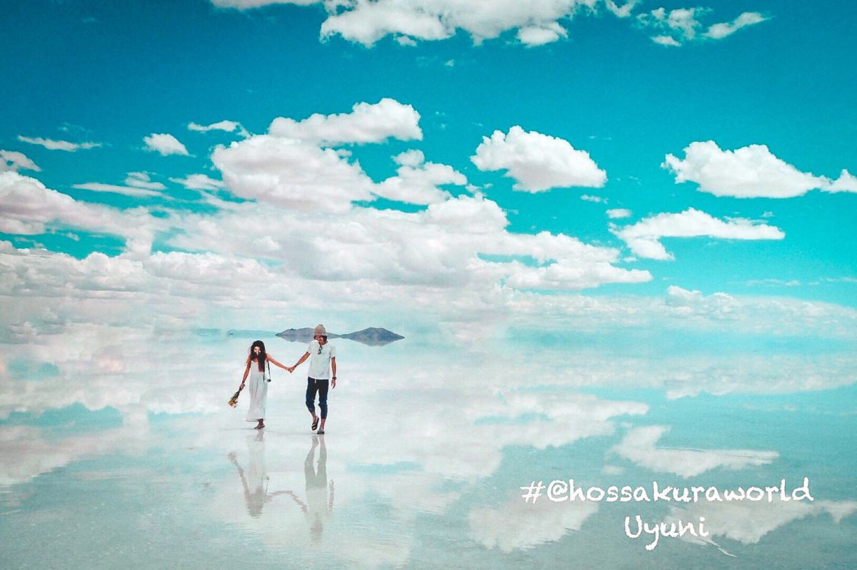 二人で再訪した思い出のウユニ塩湖