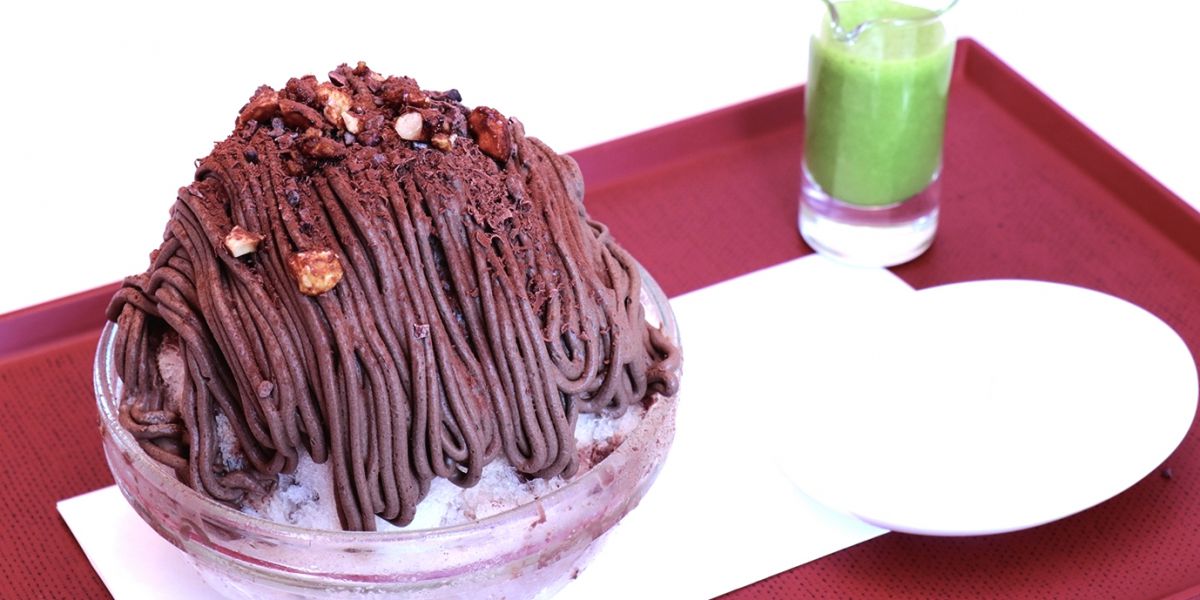 まるでショコラモンブランなベルアメールの新作かき氷&スイーツが気になる