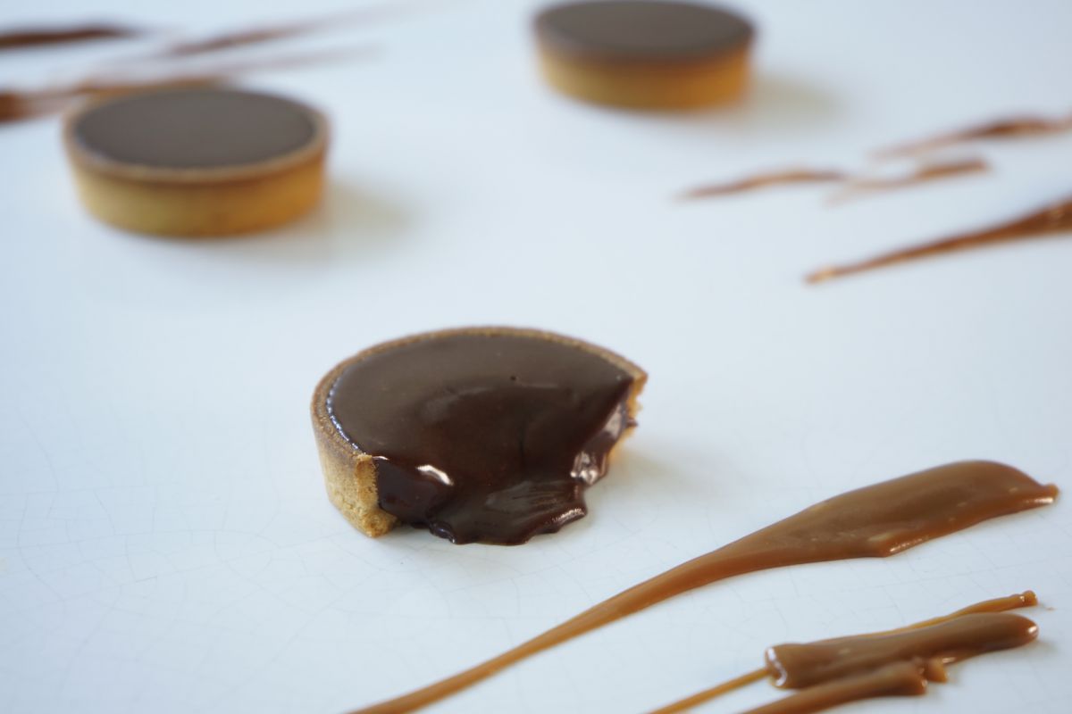 生チョコキャラメルタルト　400円