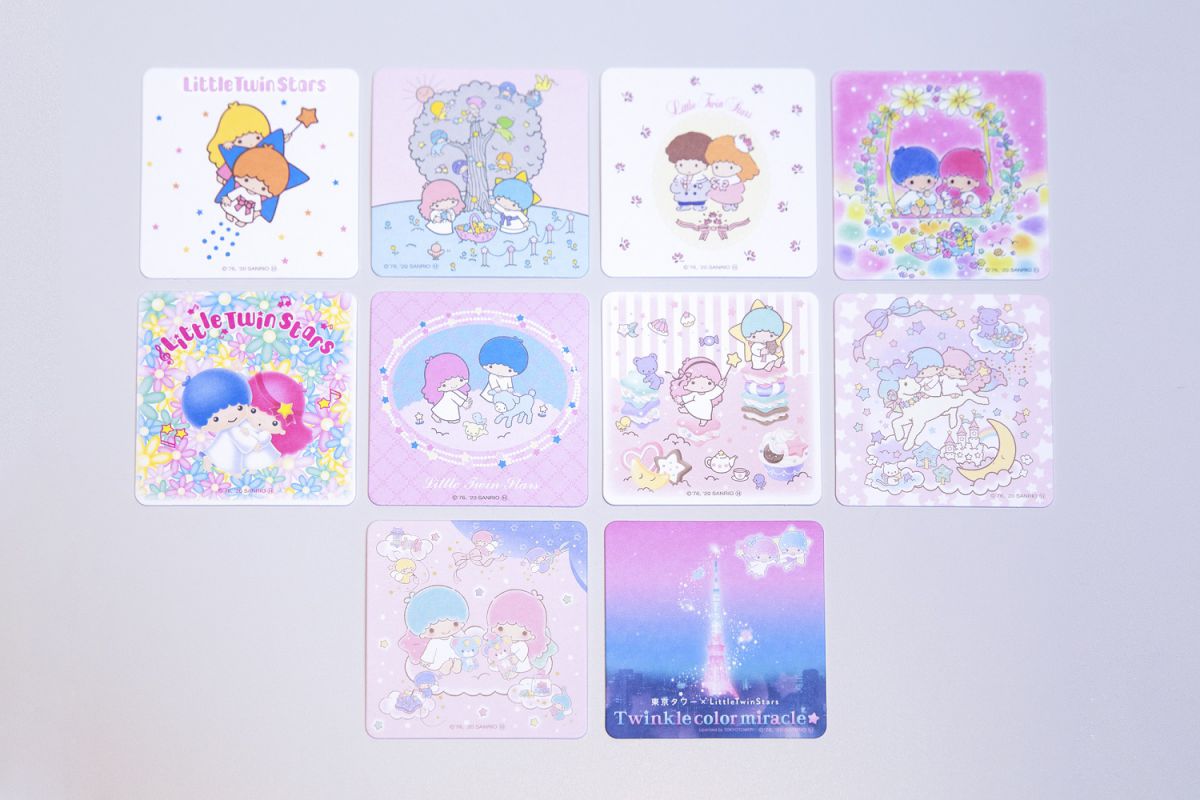 カフェドリンクメニューのノベルティ（全10種）