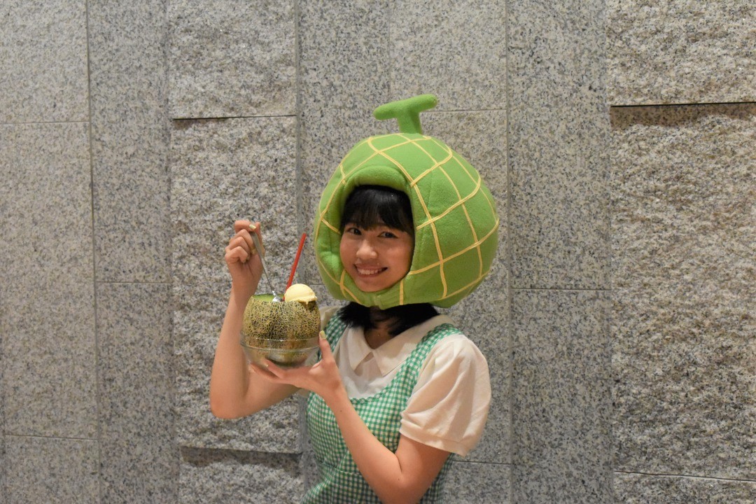 メロンの産地・茨城県八千代市の観光大使の山口めろんさん