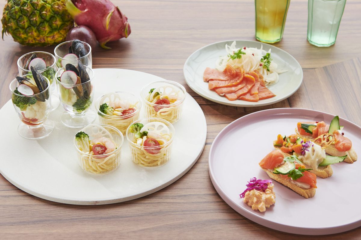 サステイナブルシーフードを使用したメニューのイメージ